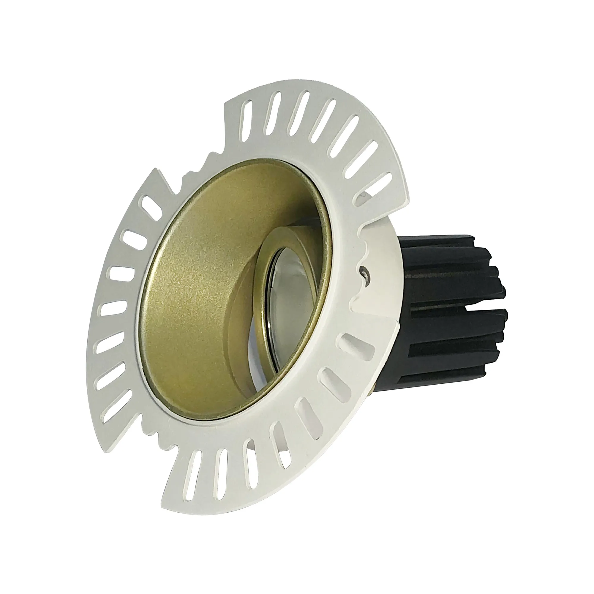 DM202579  Basy 15 Philips Powered 15W 3000K 890lm 24° CRI>90 LED Engine, 250mA White Fixed Recessed Spotlight, IP20